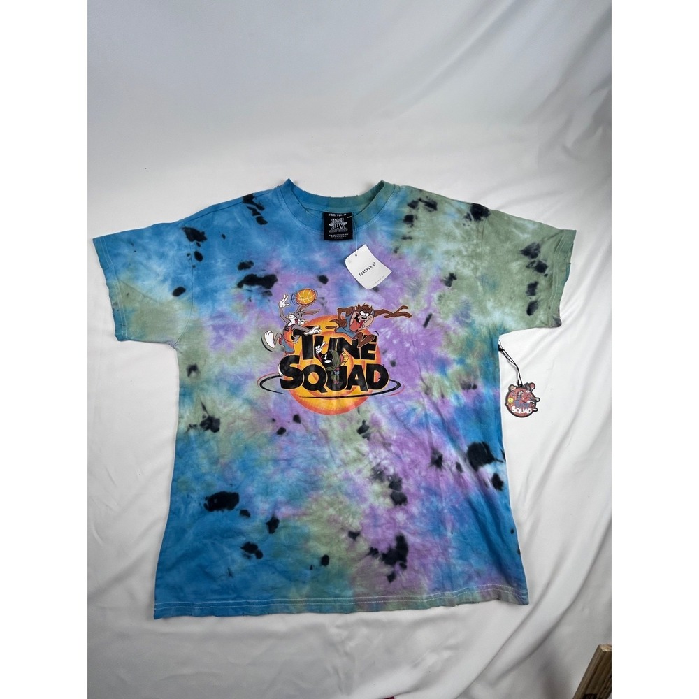 Forever 21 Space‎ Jam Tune Squad Tie Dye Graphic Tee NWT Looney Tunes Size M